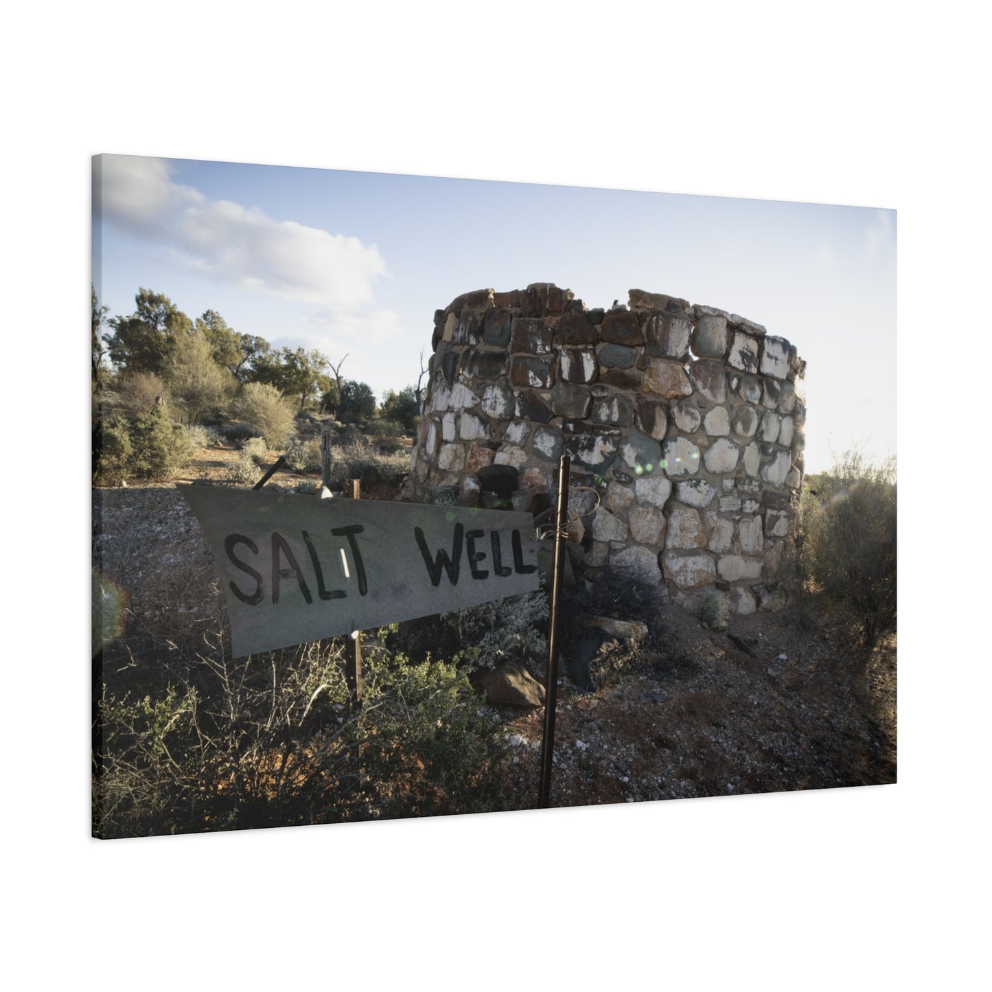 Salt Well Canvas Print