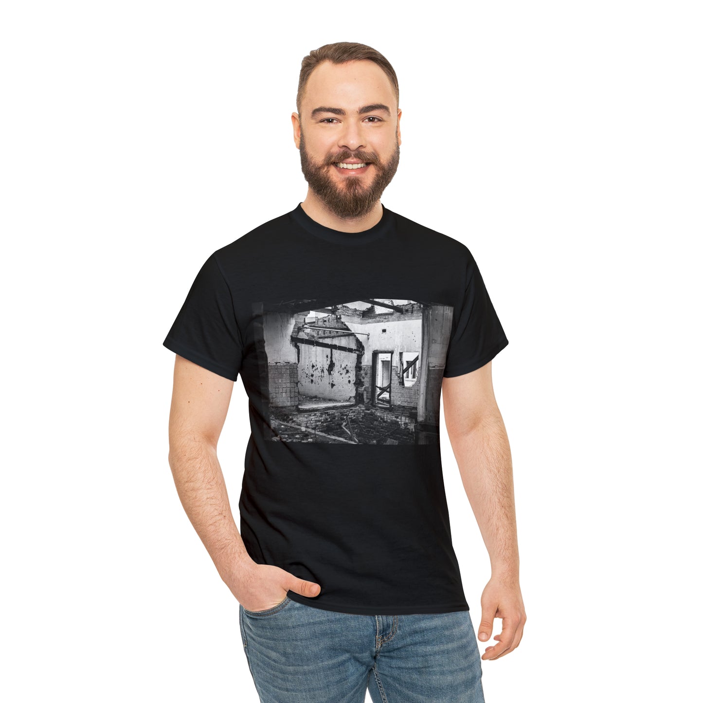 Big Bill Reno BW Unisex Heavy Cotton Tee