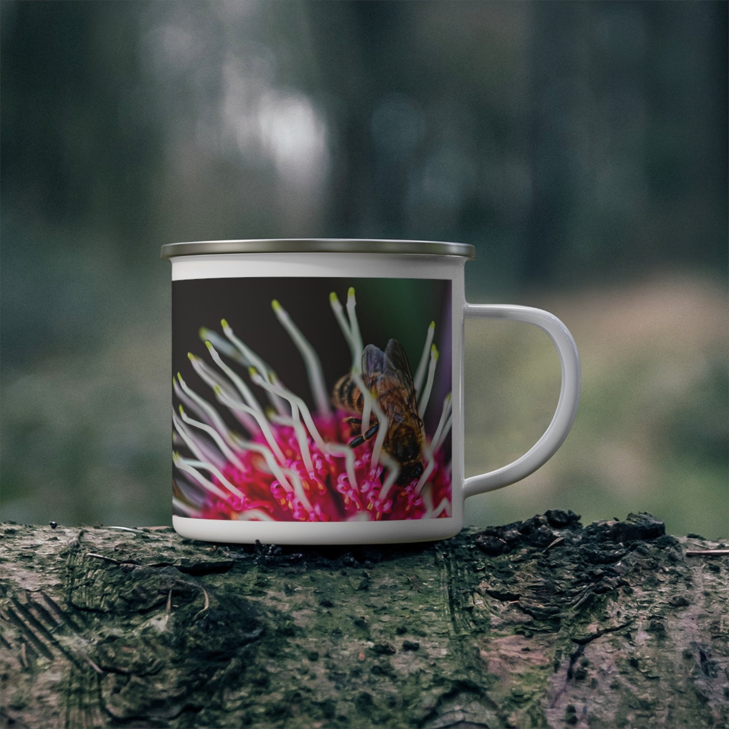 Pin Cushion Enamel Camping Mug