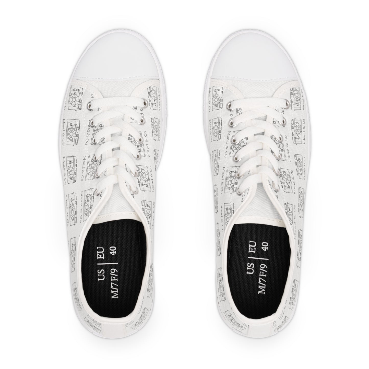 Women's Low Top Sneakers - Logo