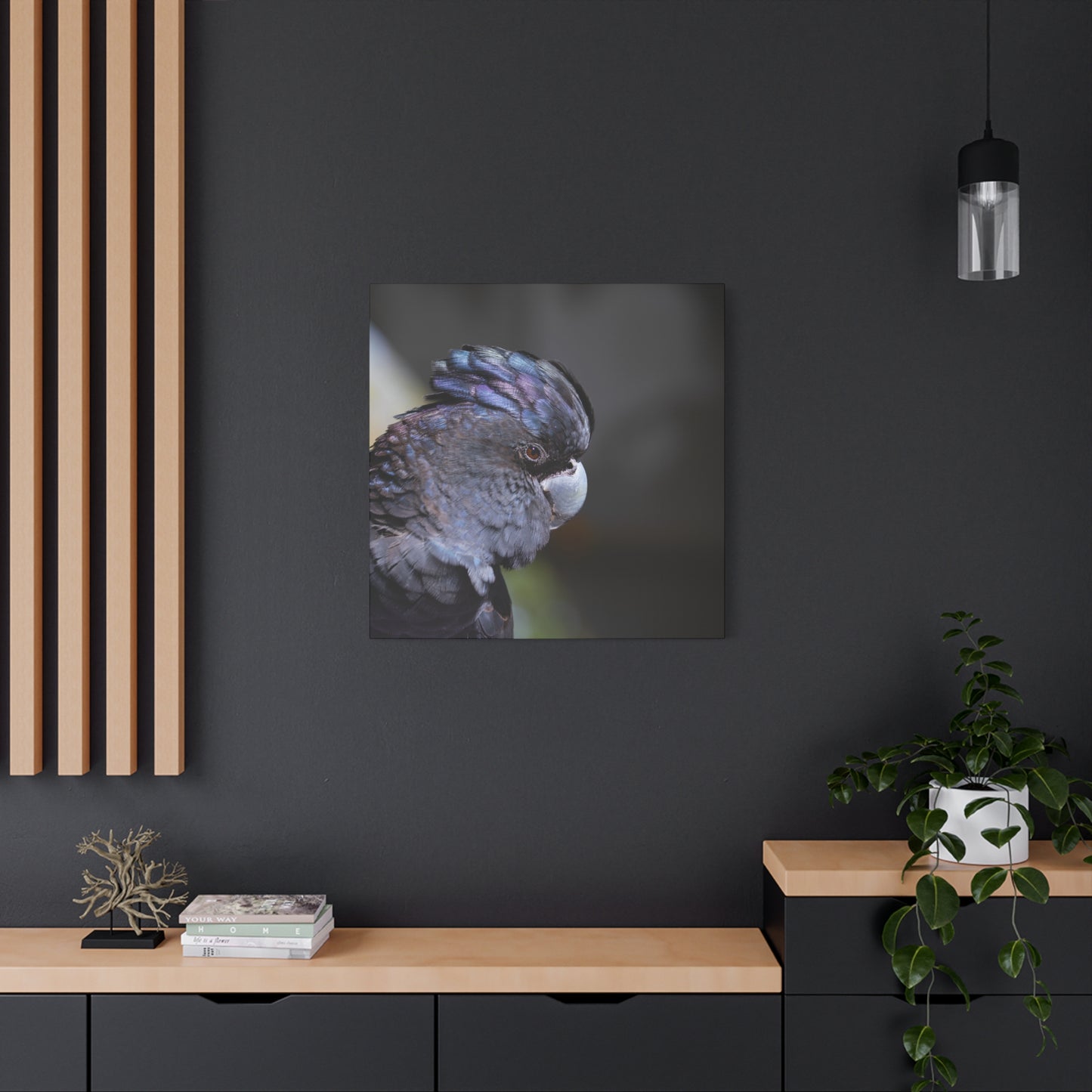 Black Big 2 Canvas Print