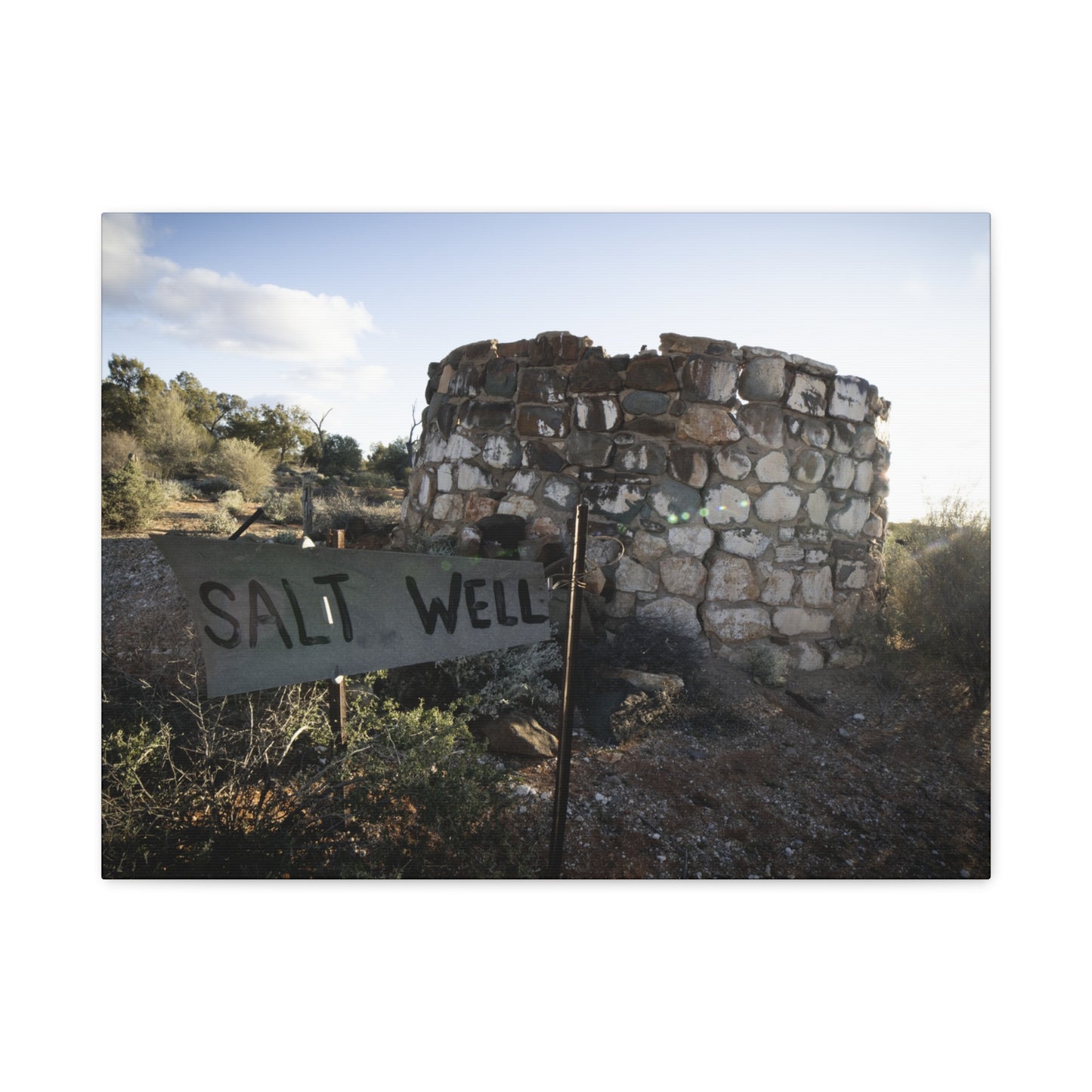 Salt Well Canvas Print