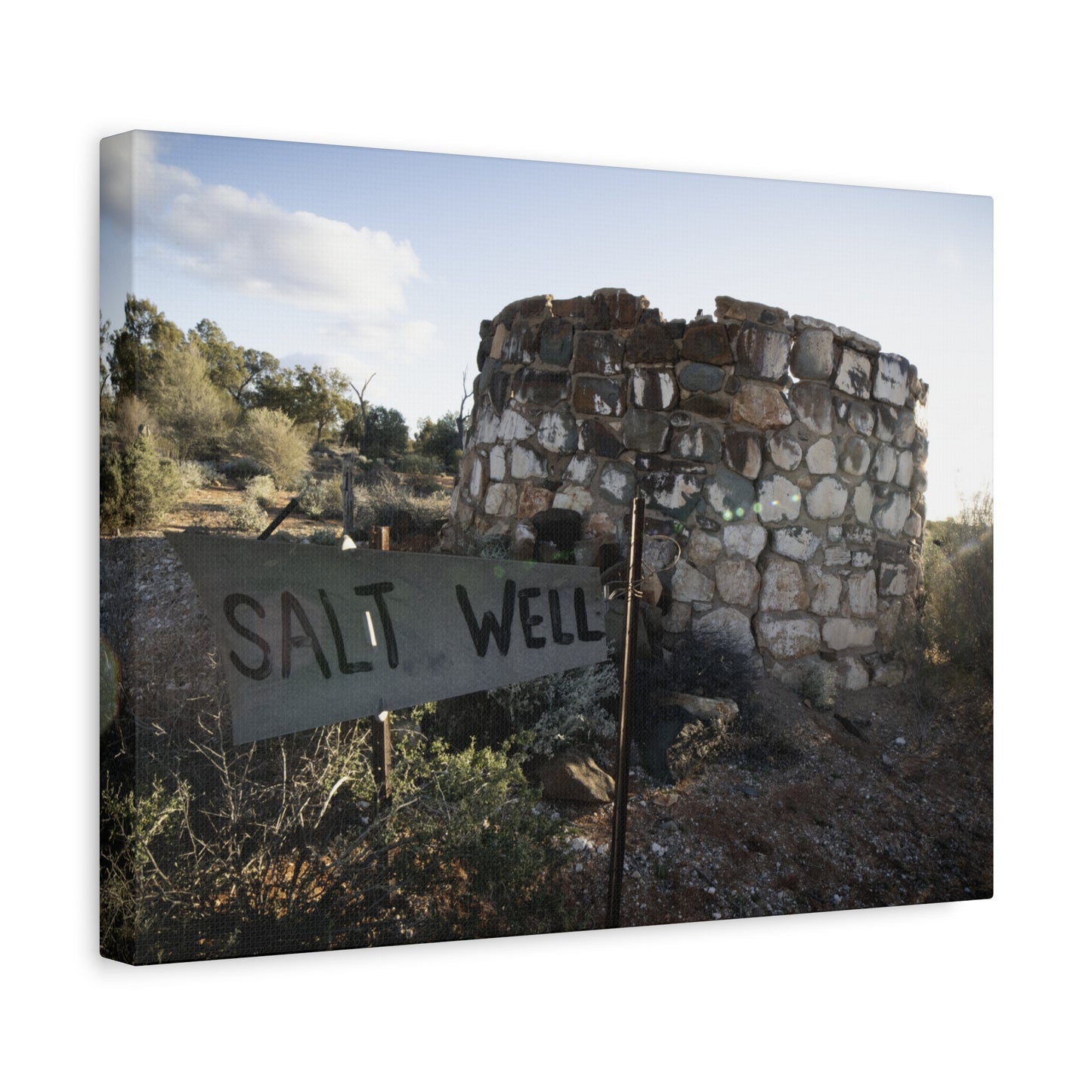 Salt Well Canvas Print