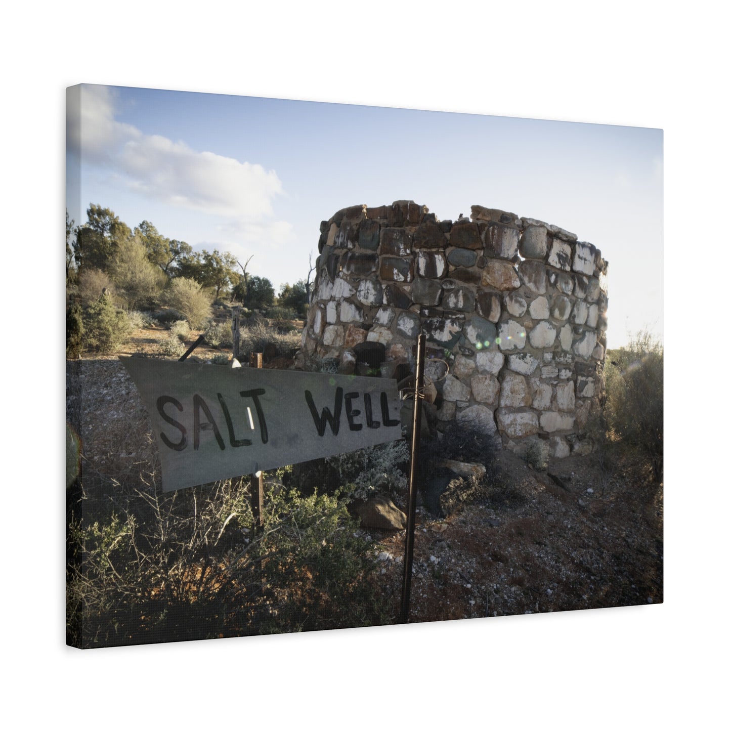 Salt Well Canvas Print