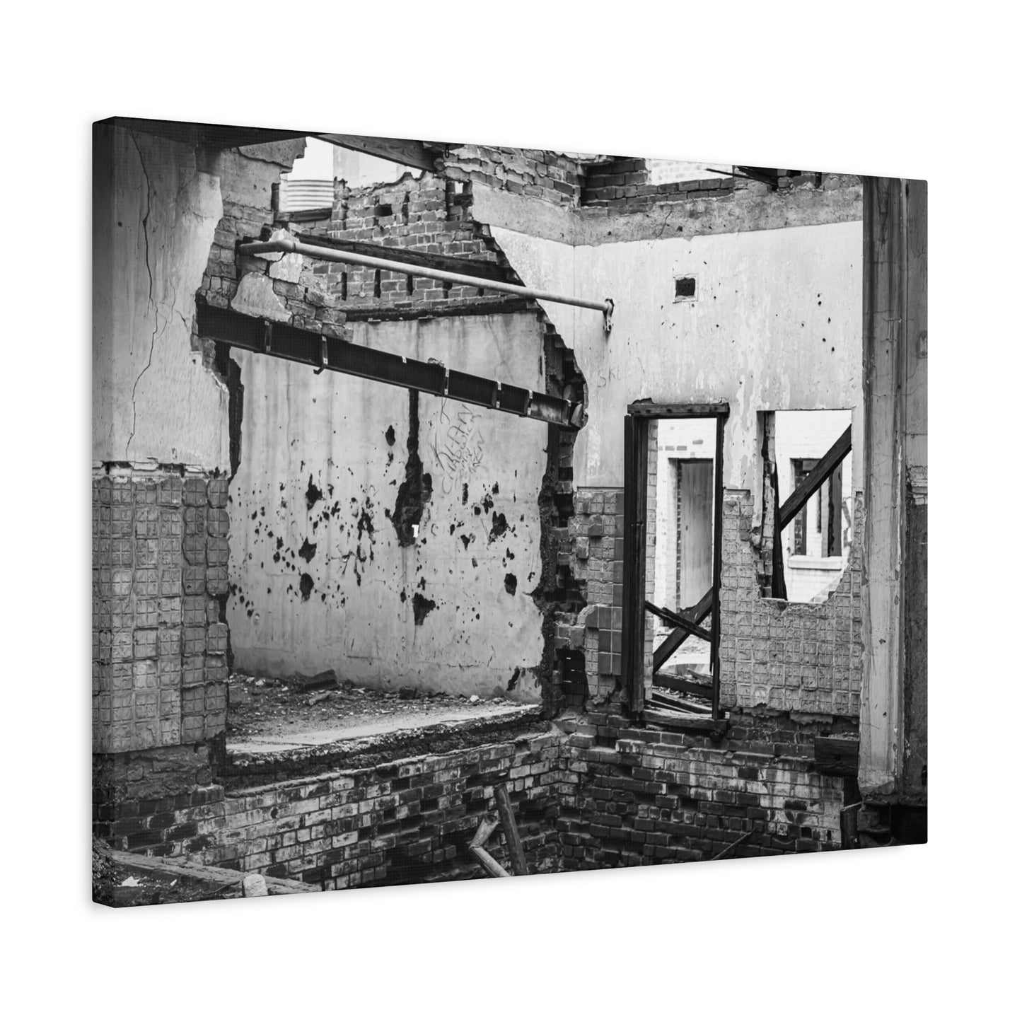 Big Bill BW2 Canvas Print