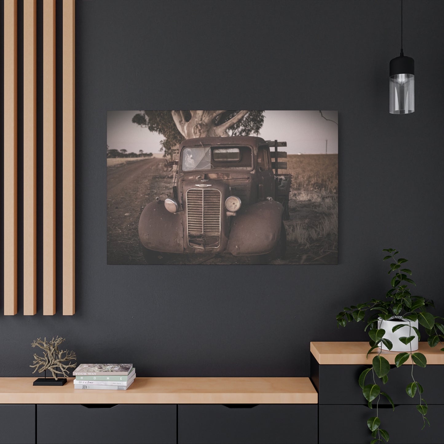 Big Rig Front Canvas Print