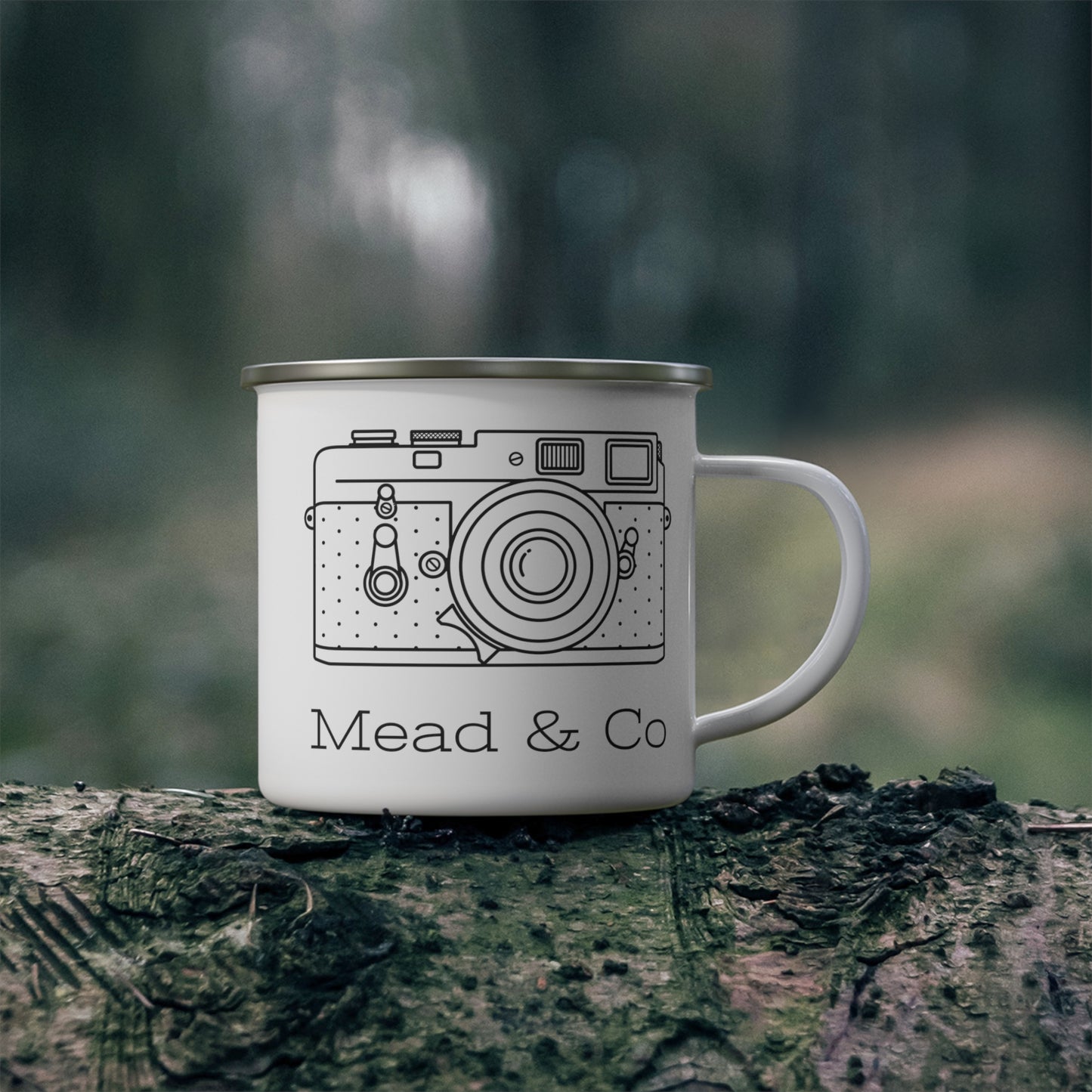 Logo Enamel Camping Mug