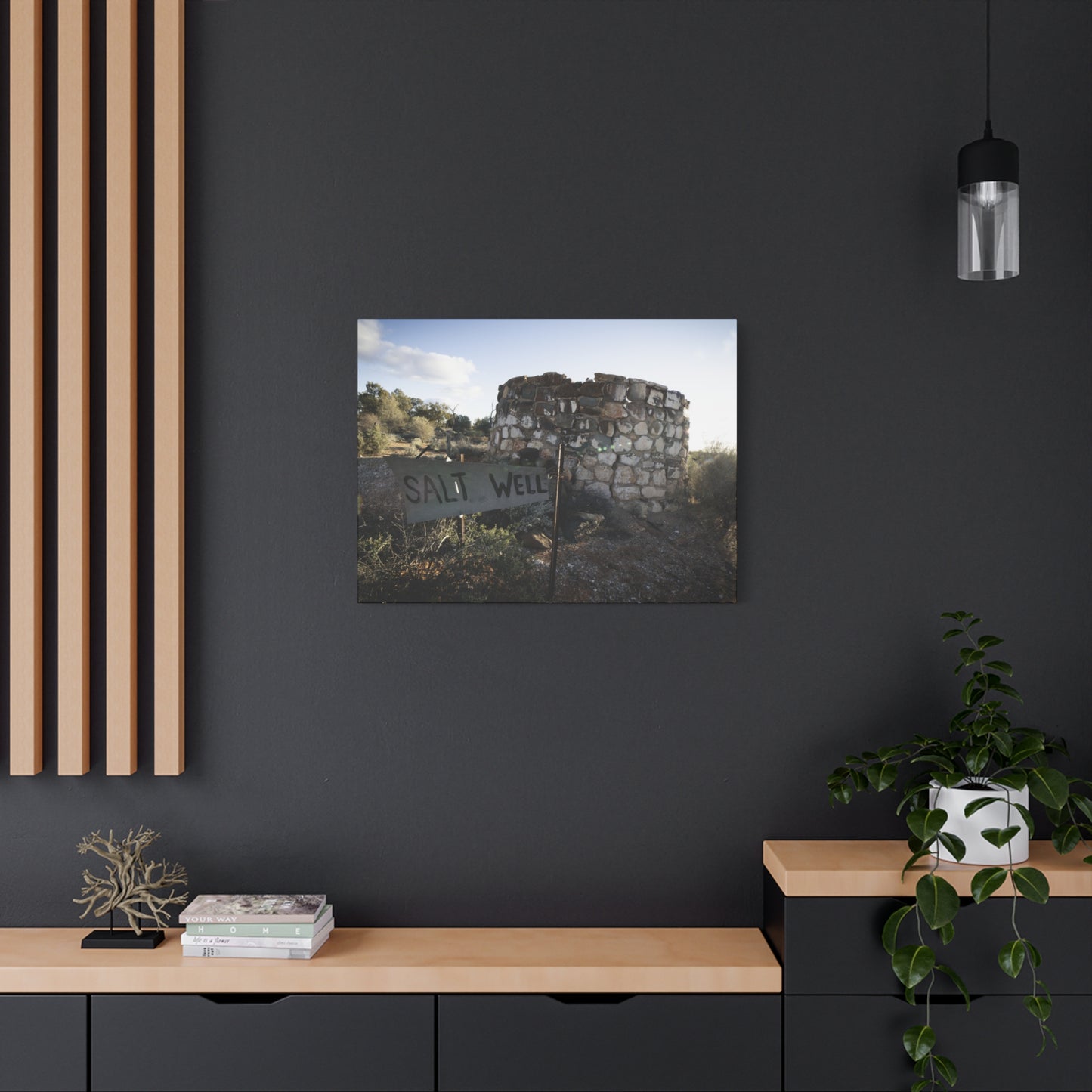 Salt Well Canvas Print