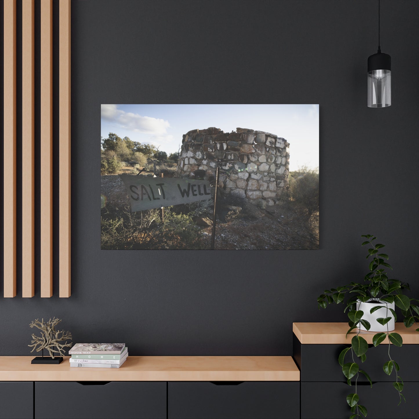 Salt Well Canvas Print