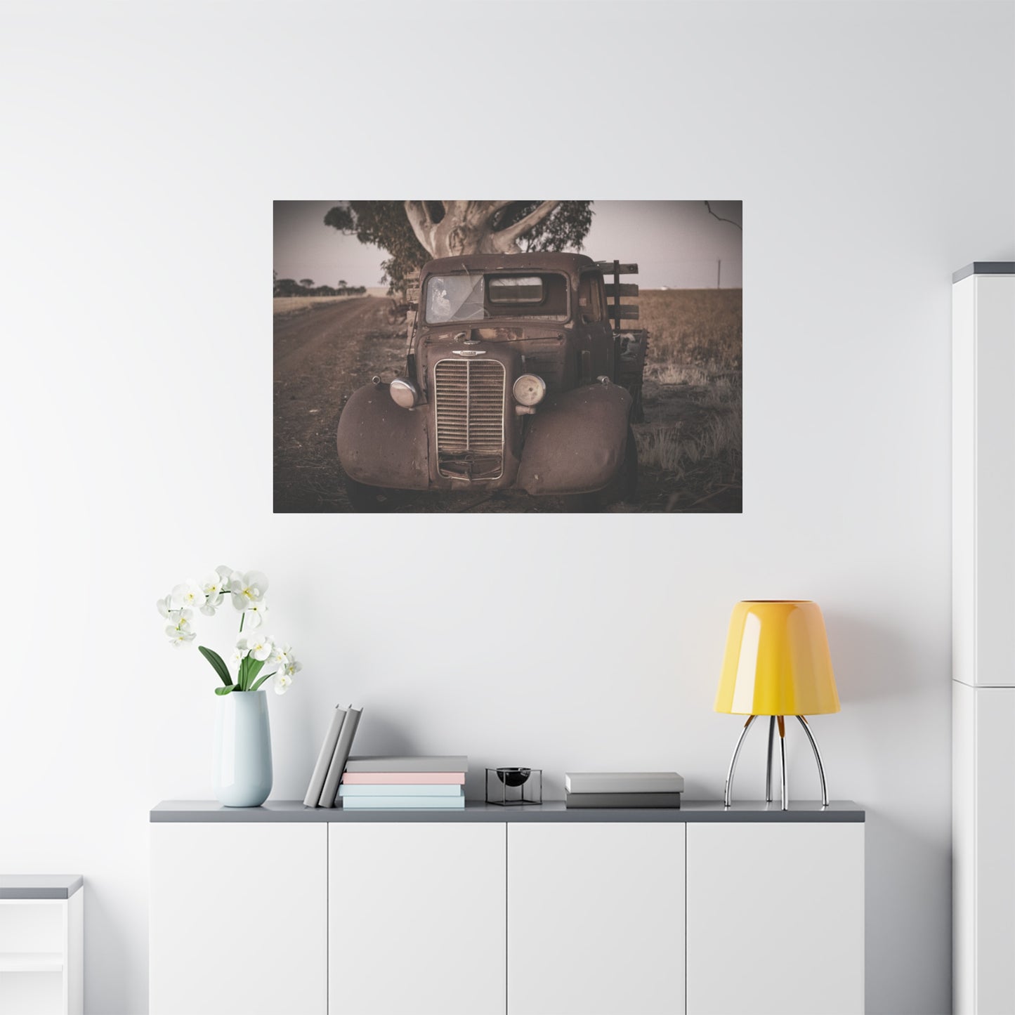 Big Rig Front Canvas Print