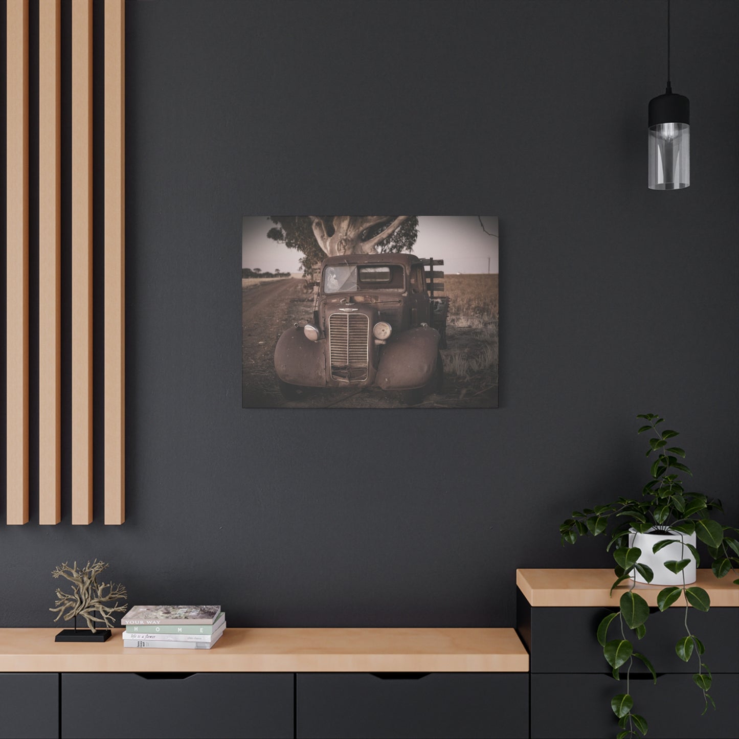 Big Rig Front Canvas Print