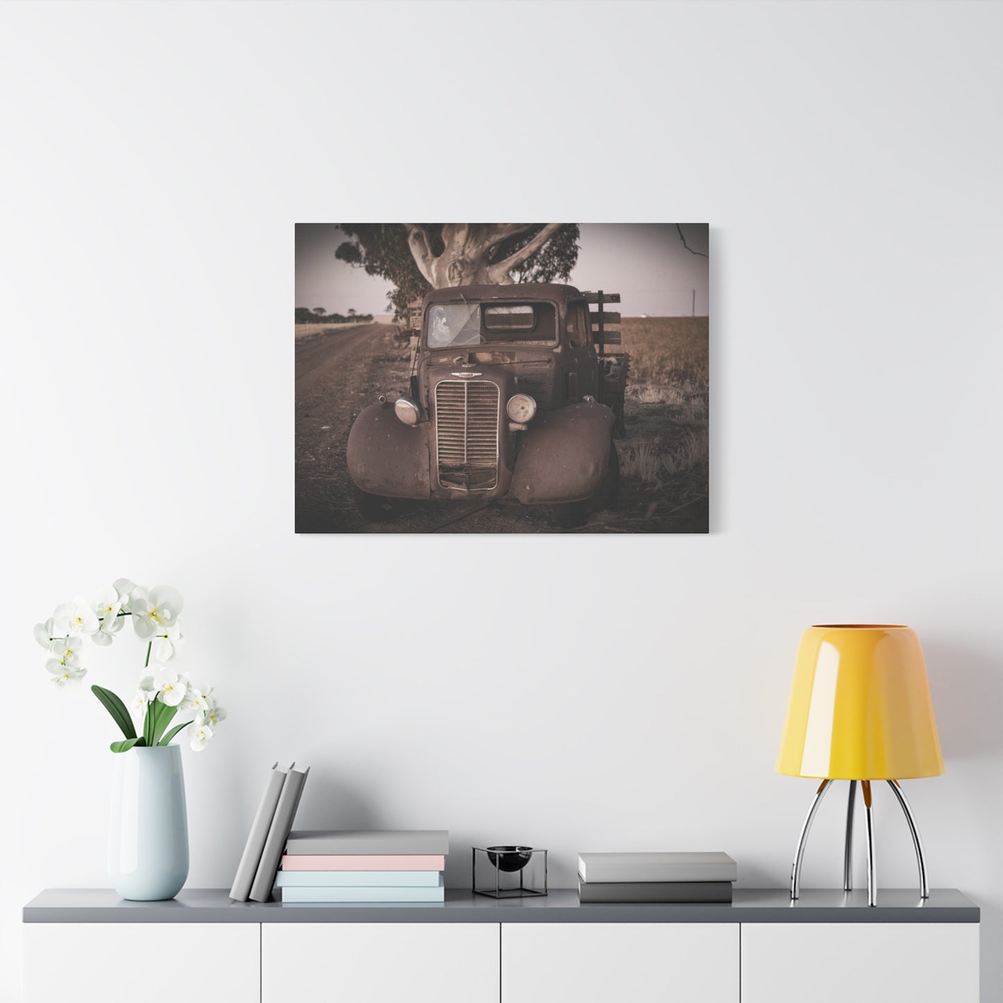 Big Rig Front Canvas Print