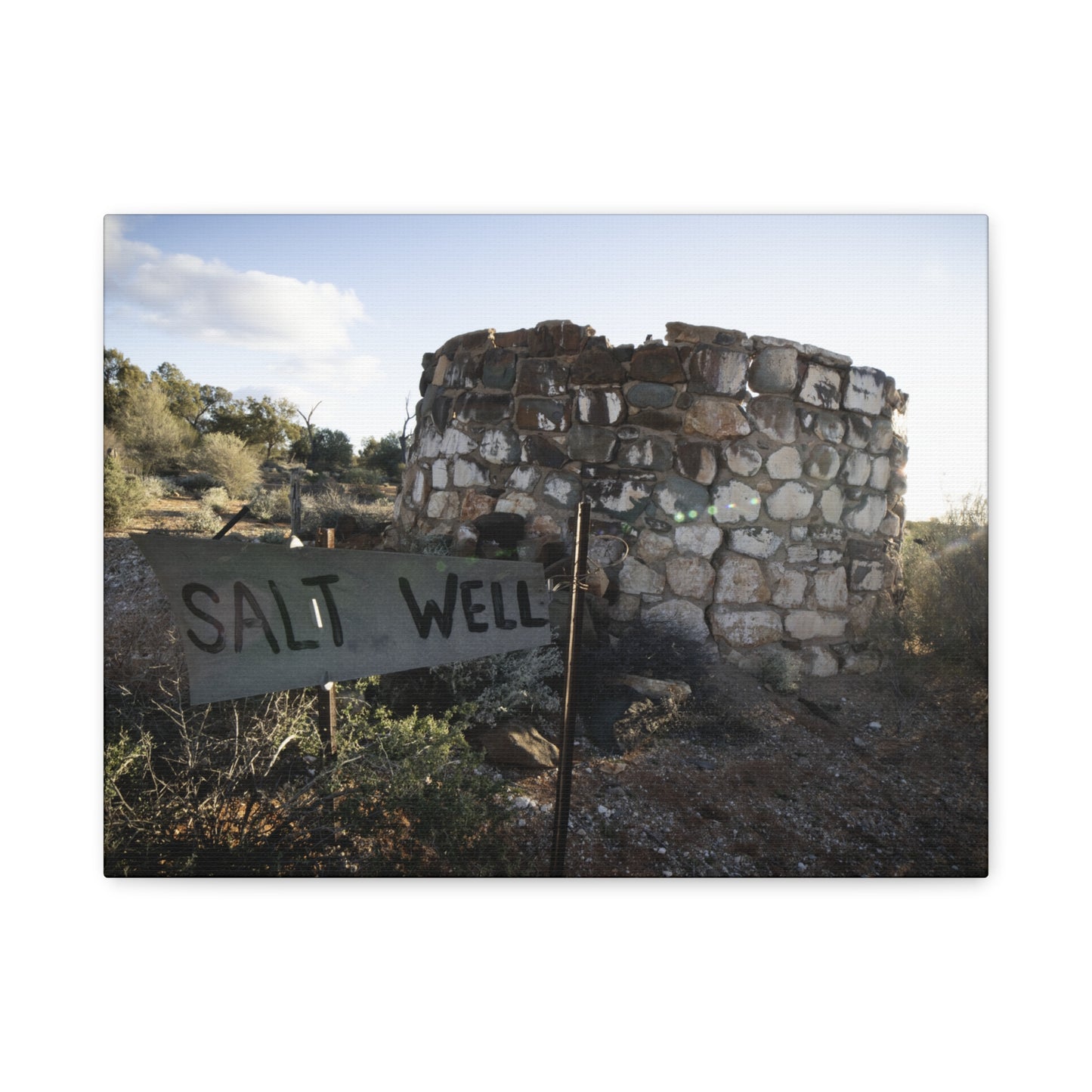 Salt Well Canvas Print