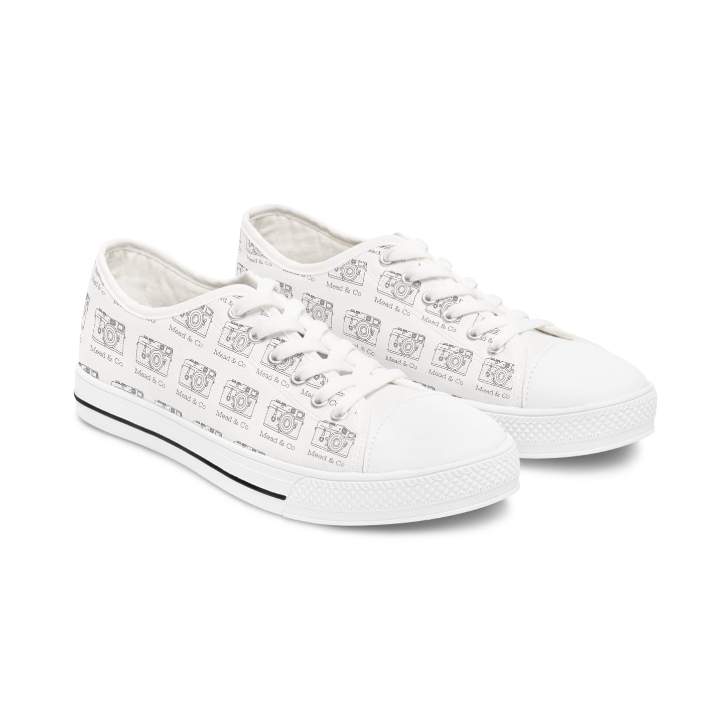 Women's Low Top Sneakers - Logo